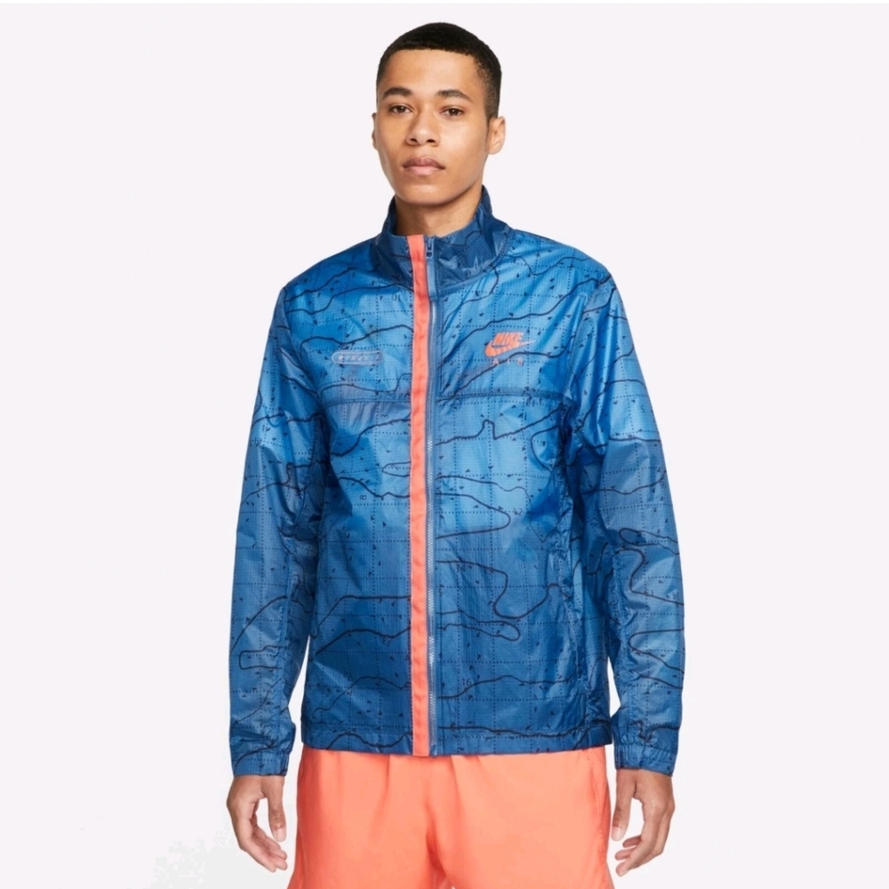 Nike Air Woven Water Repellent/Resistant Windbreaker Jacket  NEW Size Large